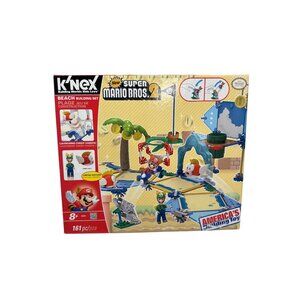 K'nex New Super Mario Bros 2 Beach Building Set Brand NEW Open Box Sealed Bags